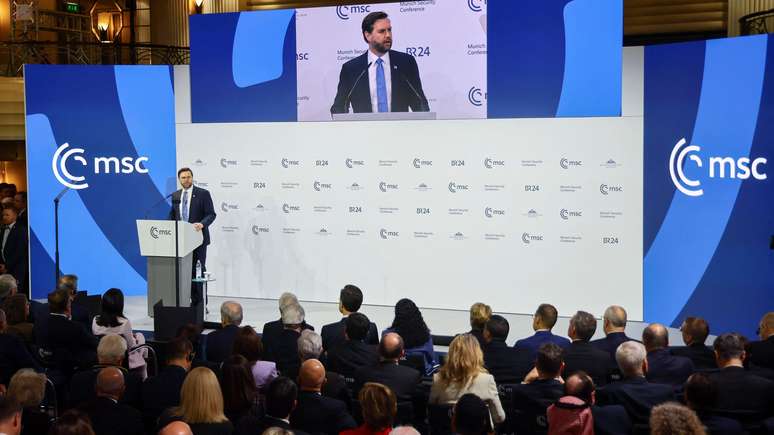 O vice-presidente dos Estados Unidos, JD Vance, fez um discurso mordaz contra as democracias europeias durante a Confer&ecirc;ncia de Seguran&ccedil;a de Munique