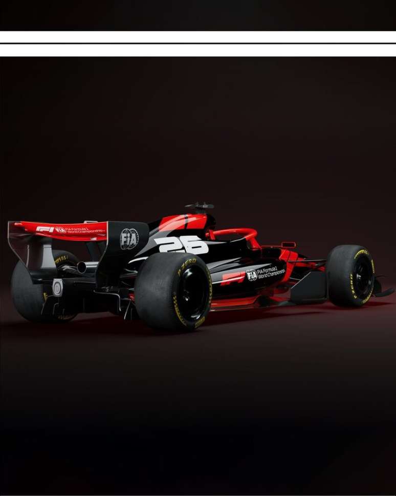 Imagem do carro de F&oacute;rmula 1 do regulamento de 2026