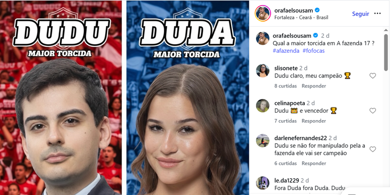 F&atilde;s de A Fazenda engajando o reality show