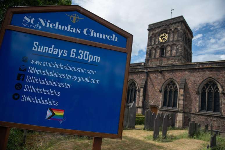 A Igreja de S&atilde;o Nicolau, em Leicester, na Inglaterra