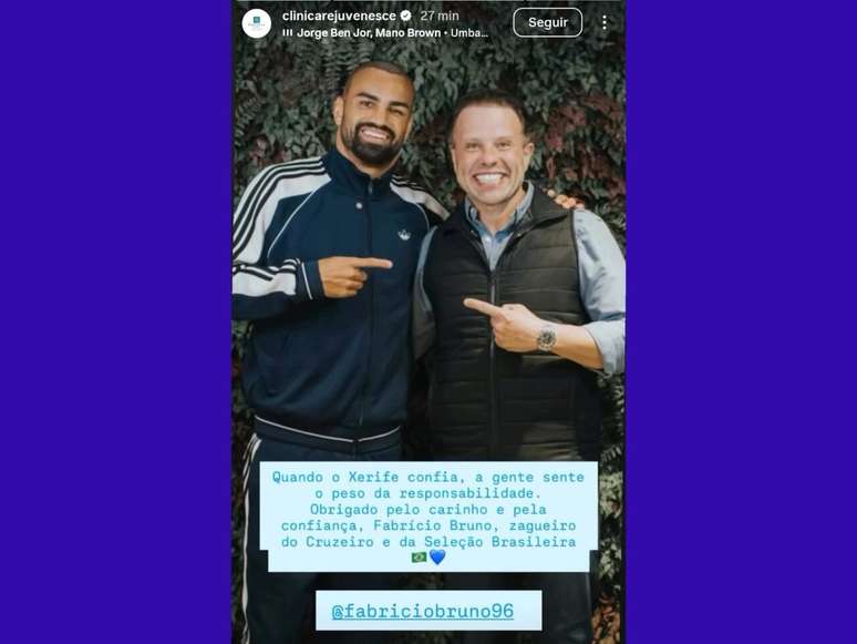 CEO de cl&iacute;nia de transplante agradece Fabr&iacute;cio Bruno &ndash;