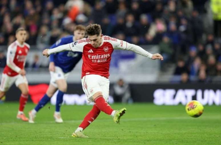 Declan Rice commanded the Arsenal midfield this Saturday –