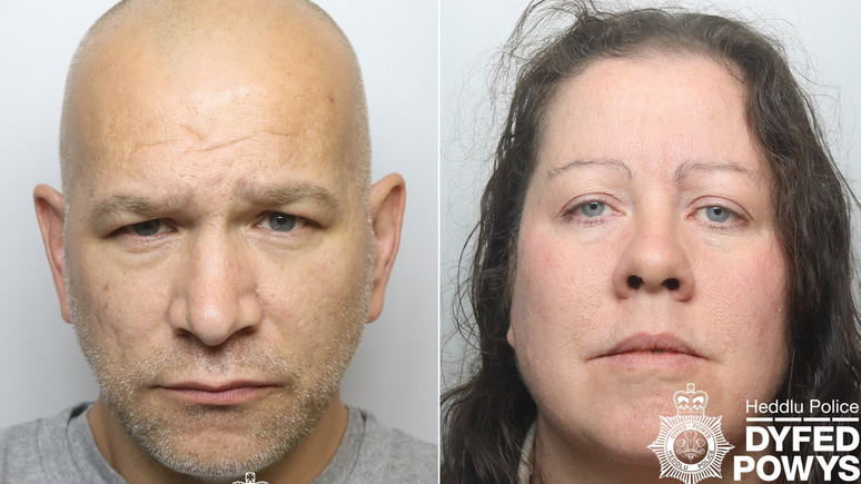 Geraint Berry e Michelle Mills foram condenados a 19 anos de pris&atilde;o em Swansea, na sexta-feira.