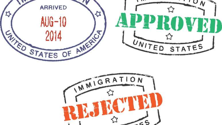 Na imigra&ccedil;&atilde;o americana: manter calma, responder com clareza e ter o endere&ccedil;o da hospedagem &agrave; m&atilde;o torna o processo mais r&aacute;pido e tranquilo &ndash; depositphotos.com / 1981srb