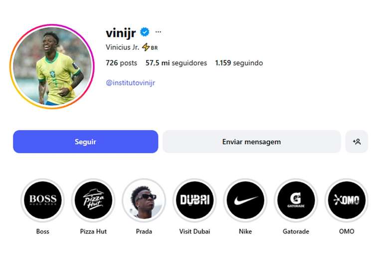 Jogador trocou sua foto de perfil no Instagram &ndash;