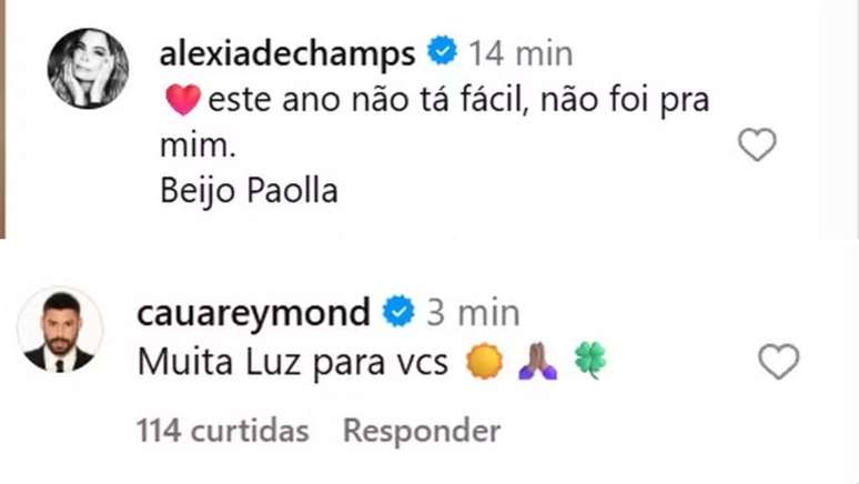 Famosos lamentam t&eacute;rmino de Paolla Oliveira e Diogo Nogueira