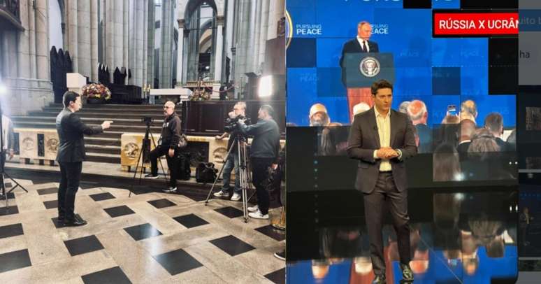 O apresentador e sua equipe trabalharam por semanas na capta&ccedil;&atilde;o de imagens para o programa