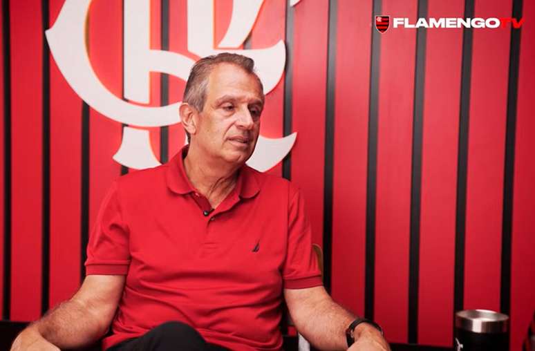 Luiz Eduardo Baptista, o Bap, presidente do Flamengo &ndash;