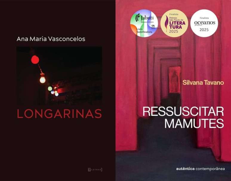 Longarinas (Ed. 7 Letras), de Ana Maria Vasconcelos, e Ressuscitar Mamutes (Ed. Aut&ecirc;ntica Contempor&acirc;nea), de Silvana Tavano: obras vencedoras do Pr&ecirc;mio Oceanos 2025.