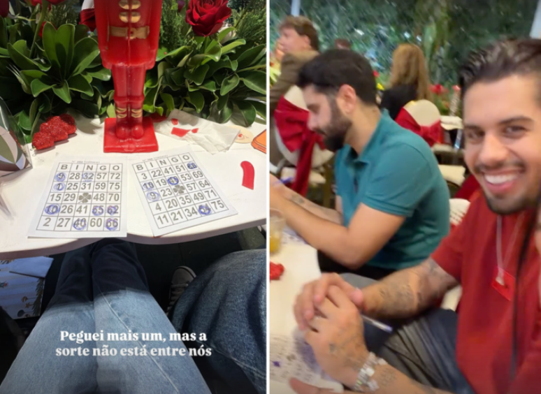 Zé Felipe இன் குடும்பத்தினர் நடத்திய பிங்கோவில் அனா காஸ்டெலா பங்கேற்றார்