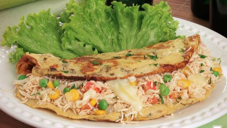 Omelete de frango &ndash; Foto: Stela Handa