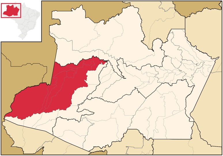 In the heart of Alto Solimões, Brazil, Colombia and Peru embrace each other across rivers – Wikimedia Commons/Raphael Lorenzeto de Abreu