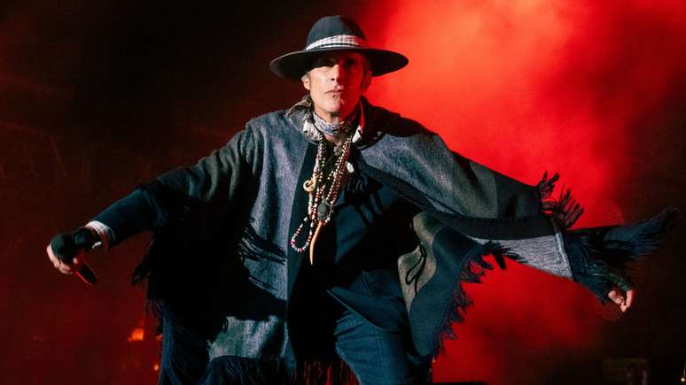 Perry Farrell em show do Jane's Addiction