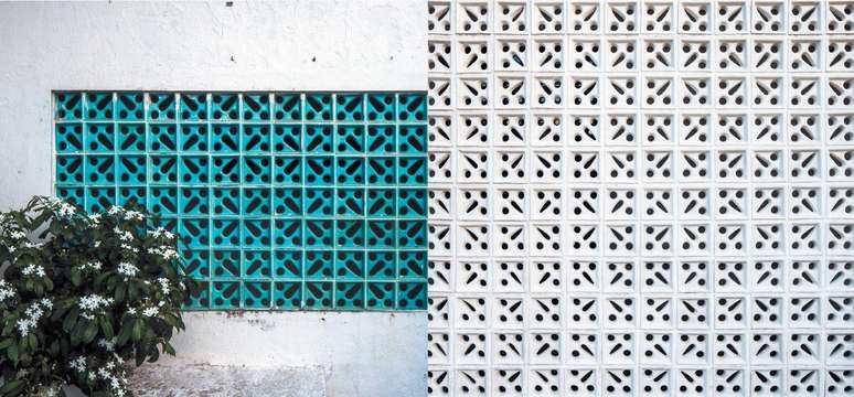 Cobog&oacute;s cer&acirc;micos s&atilde;o usados em projetos atuais