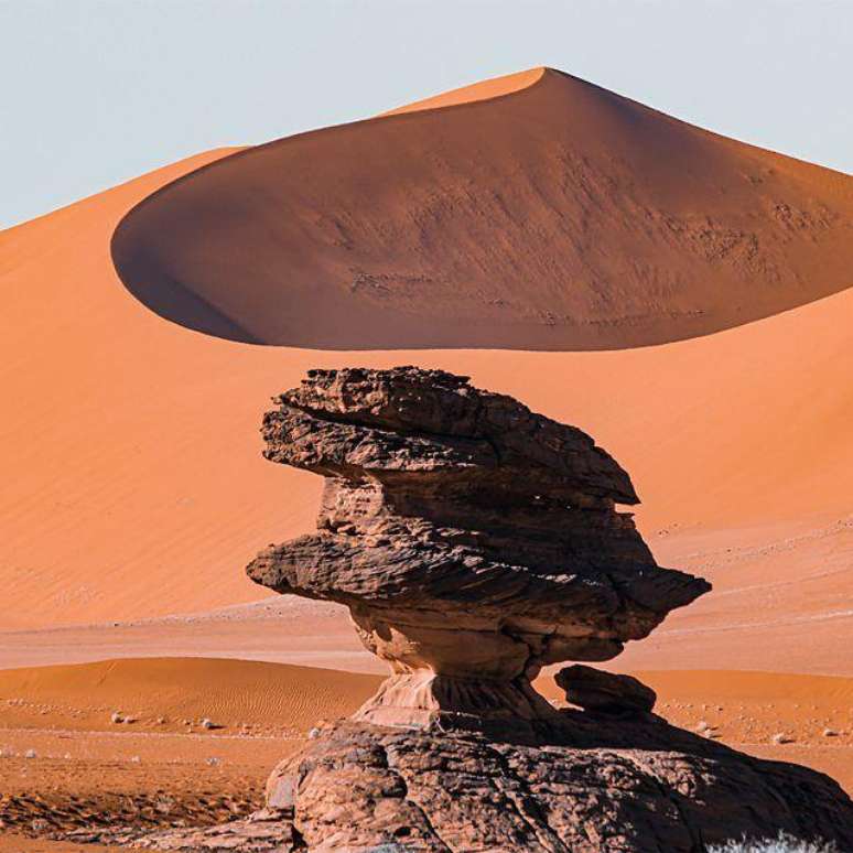 A cidade de Djanet &eacute; um o&aacute;sis no deserto, habitado h&aacute; mais de 500 anos