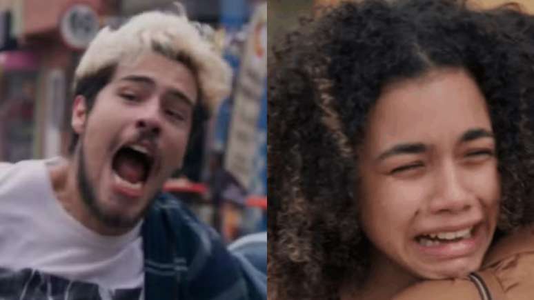 Raul (Paulo Mendes) and Joélly (Alana Cabral) from Três Graças (Reproduction/TV Globo)