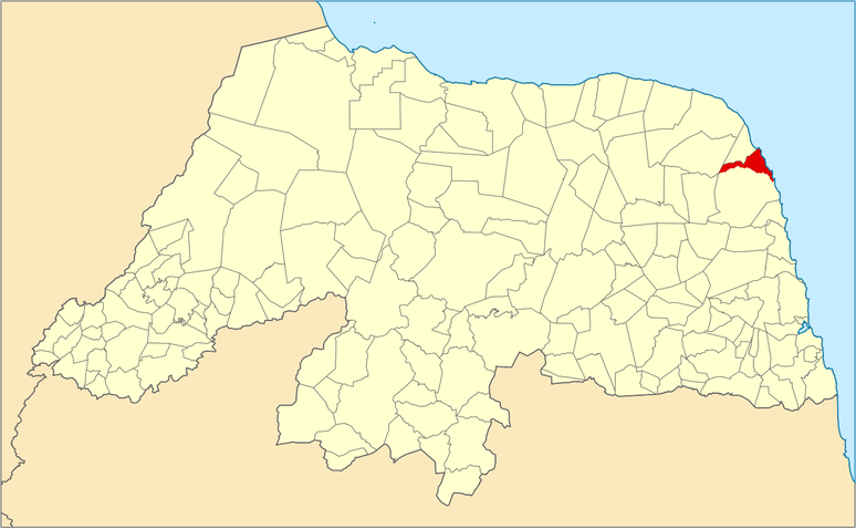 Maxaranguape re&uacute;ne praias tranquilas, dunas, parrachos e um dos pontos mais emblem&aacute;ticos do litoral potiguar &ndash; Marquinhos/Wikimedia Commons