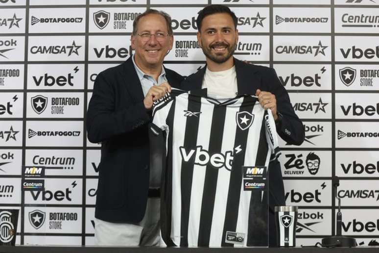 John Textor e Davide Ancelotti no Botafogo &ndash;