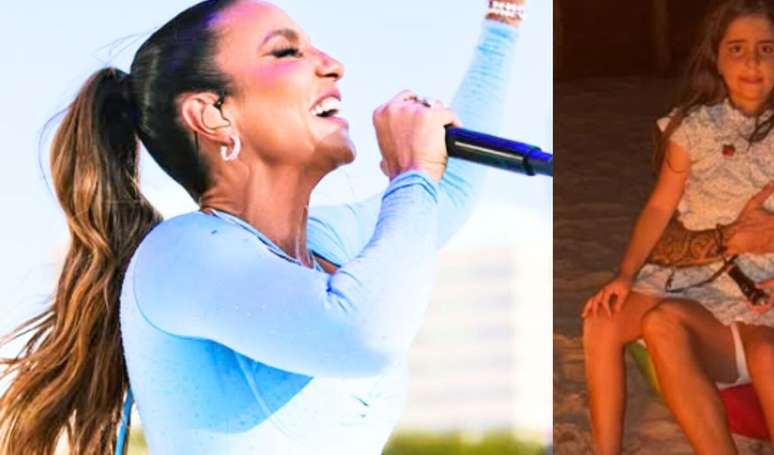 Ivete Sangalo reagiu com 'am&eacute;m' &agrave; foto do ex-marido Daniel Cady com as filhas no R&eacute;veillon.