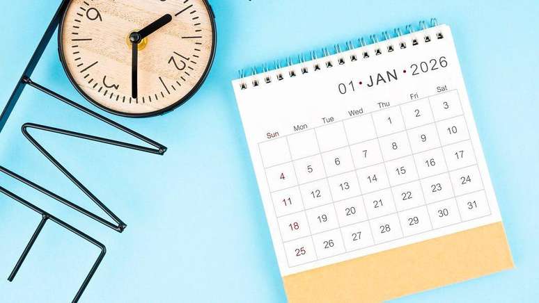 Imagem ilustrativa de um calend&aacute;rio de 2026