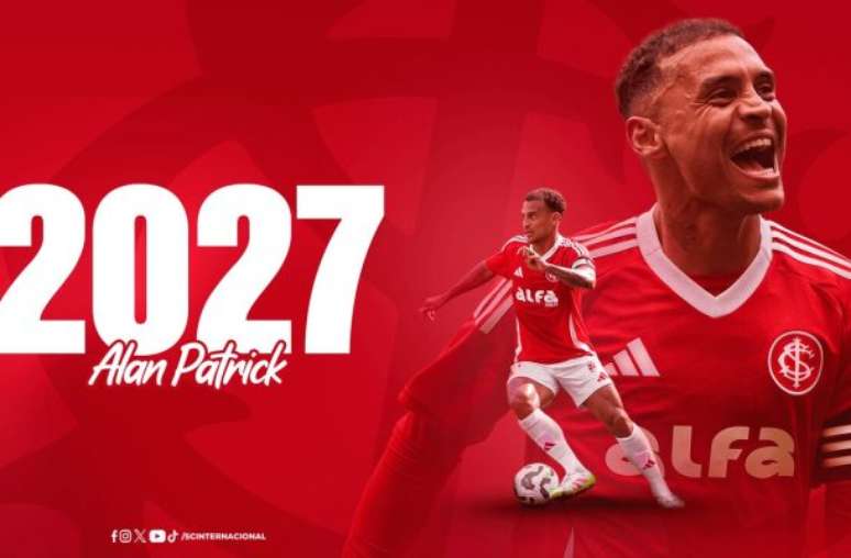 Mais dois anos de Alan Patrick no Beira-Rio &ndash;