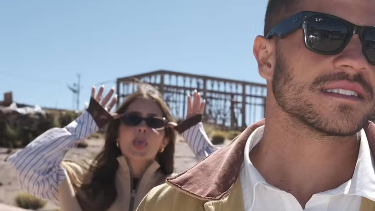 Jade Picon e Andr&eacute; Lamoglia