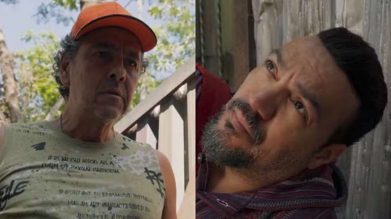Joaquim (Marcos Palmeira) e Misael (Belo) de Tr&ecirc;s Gra&ccedil;as (Reprodu&ccedil;&atilde;o/TV Globo)