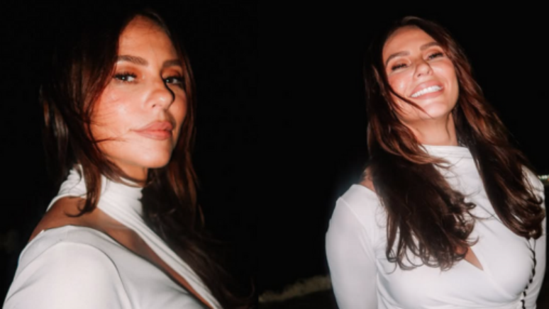 Paolla Oliveira exibe look de Ano Novo