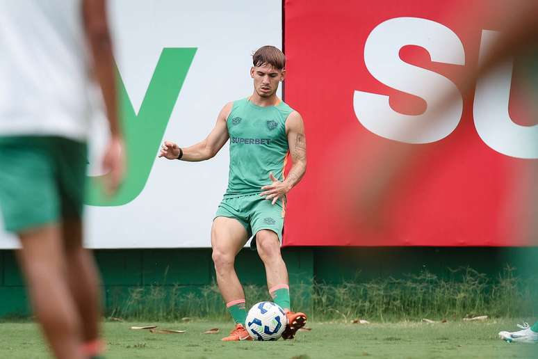 Lavega em treino pelo Fluminense &ndash;
