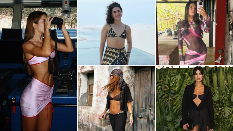 బీచ్‌వేర్‌లో సెలబ్రిటీలు 