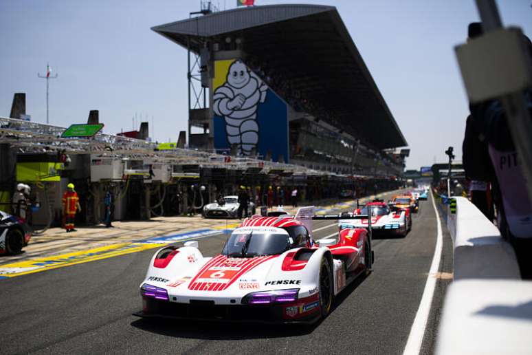 Porsche 963 se preparando para ir para a pista em Le Mans. Um retorno &eacute; possivel. S&oacute; depende das decis&otilde;es de ACO e IMSA