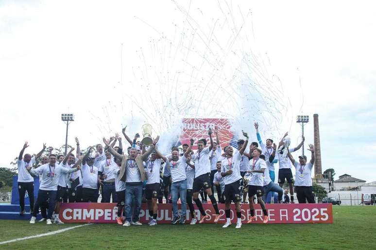 Santos foi campe&atilde;o paulista sub-20 em 2025 &ndash;
