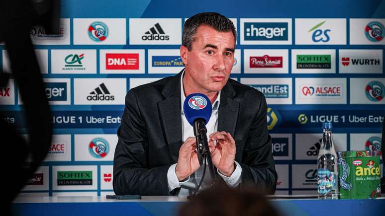 Marc Keller durante entrevista coletiva 