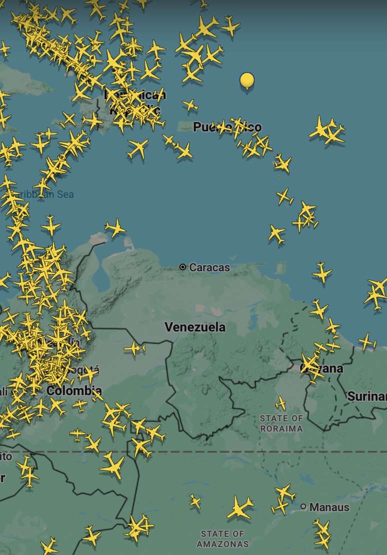 Espa&ccedil;o a&eacute;reo venezuelano fechado &ndash;