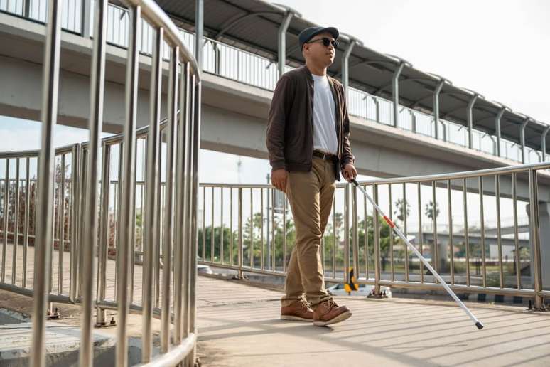 Sinaliza&ccedil;&otilde;es p&uacute;blicas inadequadas continuam sendo uma barreira que transforma atividades simples do dia a dia em desafios para deficientes visuais 