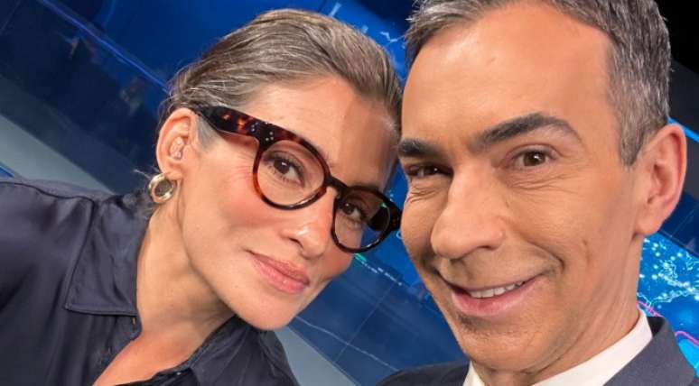 Em boa sintonia, Tralli e Renata Vasconcellos fazem mais coment&aacute;rios improvisados na bancada