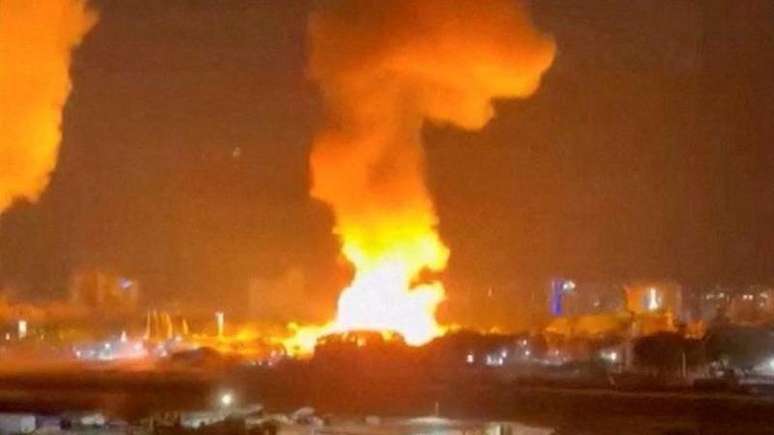 Os moradores de Caracas gravaram em v&iacute;deo as diferentes explos&otilde;es durante a incurs&atilde;o dos EUA em Caracas