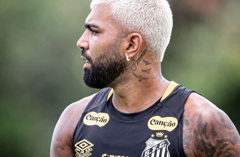 Gabigol j&aacute; treina no Santos &ndash;