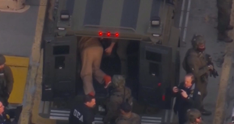 Nicol&aacute;s Maduro chega ao tribunal de Nova York 