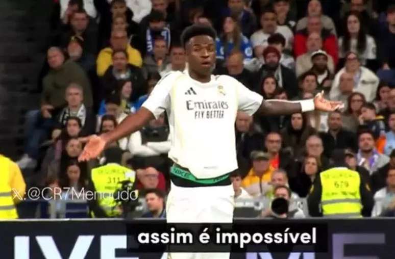 Vini Jr reclamou dos companheiros que n&atilde;o passavam a bola &ndash;