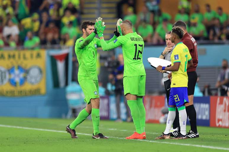 Weverton esteva no elenco do Brasil na Copa do Mundo de 2022. (Photo by Buda Mendes/Getty Images)