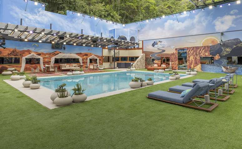 &Aacute;rea externa da casa do BBB26