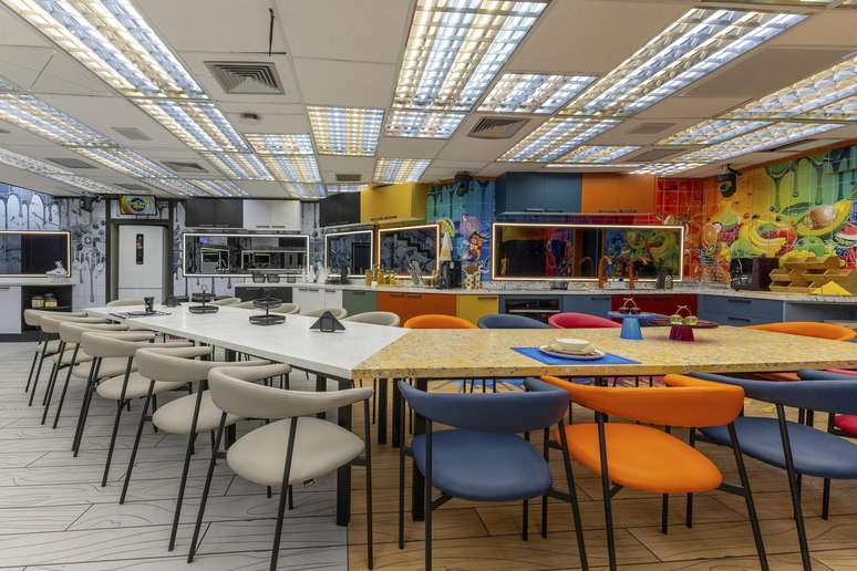 Cozinha da casa do BBB26