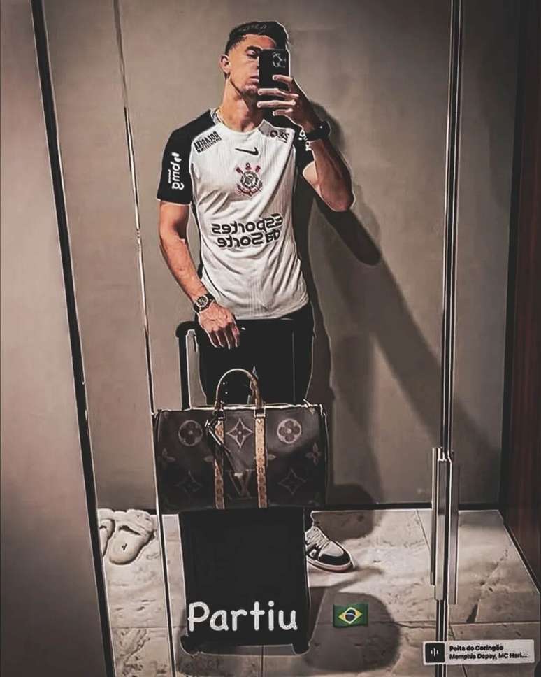 Gabriel Paulista mostra torcida pelo Corinthians nas redes sociais –