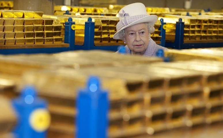 O Banco da Inglaterra guarda em seus cofres 310 toneladas de ouro e mant&eacute;m dep&oacute;sitos de dezenas de bancos centrais de todo o mundo