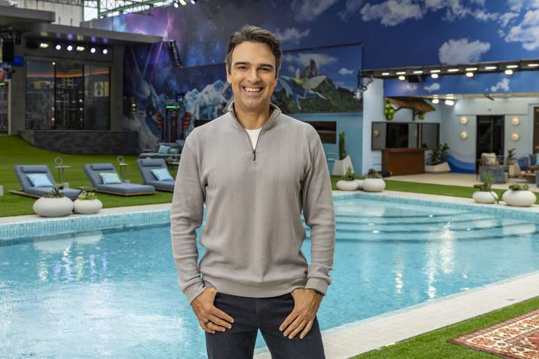 Tadeu Schmidt, apresentador do BBB26