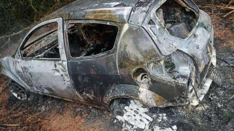 Carro do PM desaparecido foi encontrado carbonizado na Grande S&atilde;o Paulo