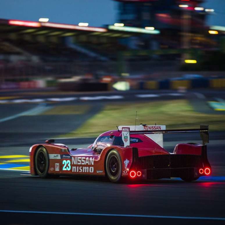 Jann Mardenborough com Nissan GTR LM Nismo durante as 24 Horas de Le Mans