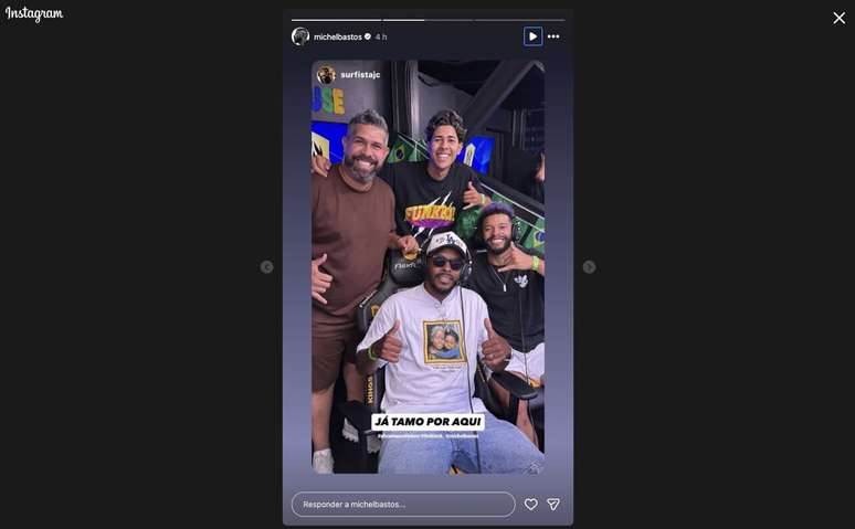 Michel Bastos acompanhou a &uacute;ltima rodada da Kings League Nations &ndash;