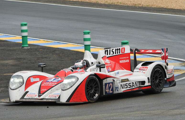 Carro #42 Zytek Z11SN durante as 24 Horas de Le Mans de 2013